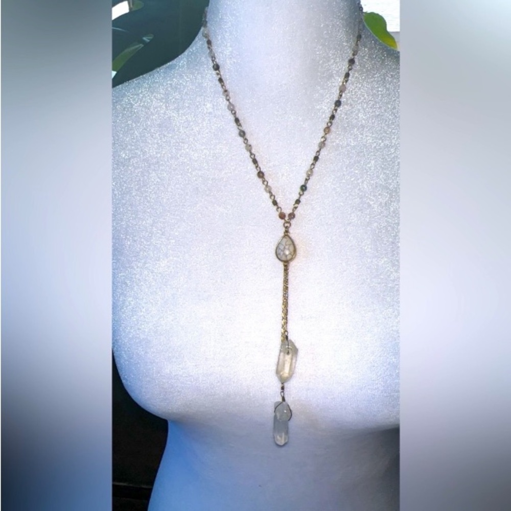 Free People Crystal Necklace